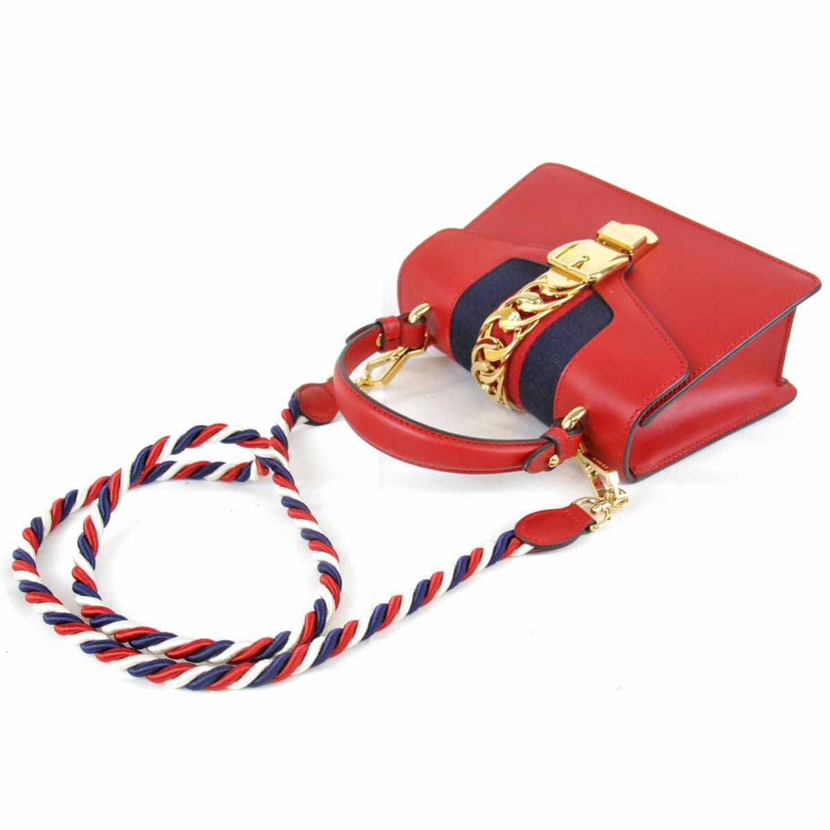 Gucci Sylvie 2-Way Shoulder Leather Bag — view 5