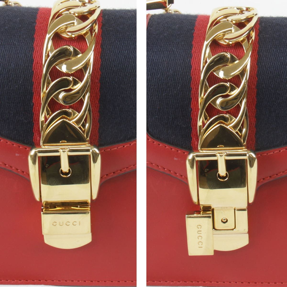 Gucci Sylvie 2-Way Shoulder Leather Bag — view 6