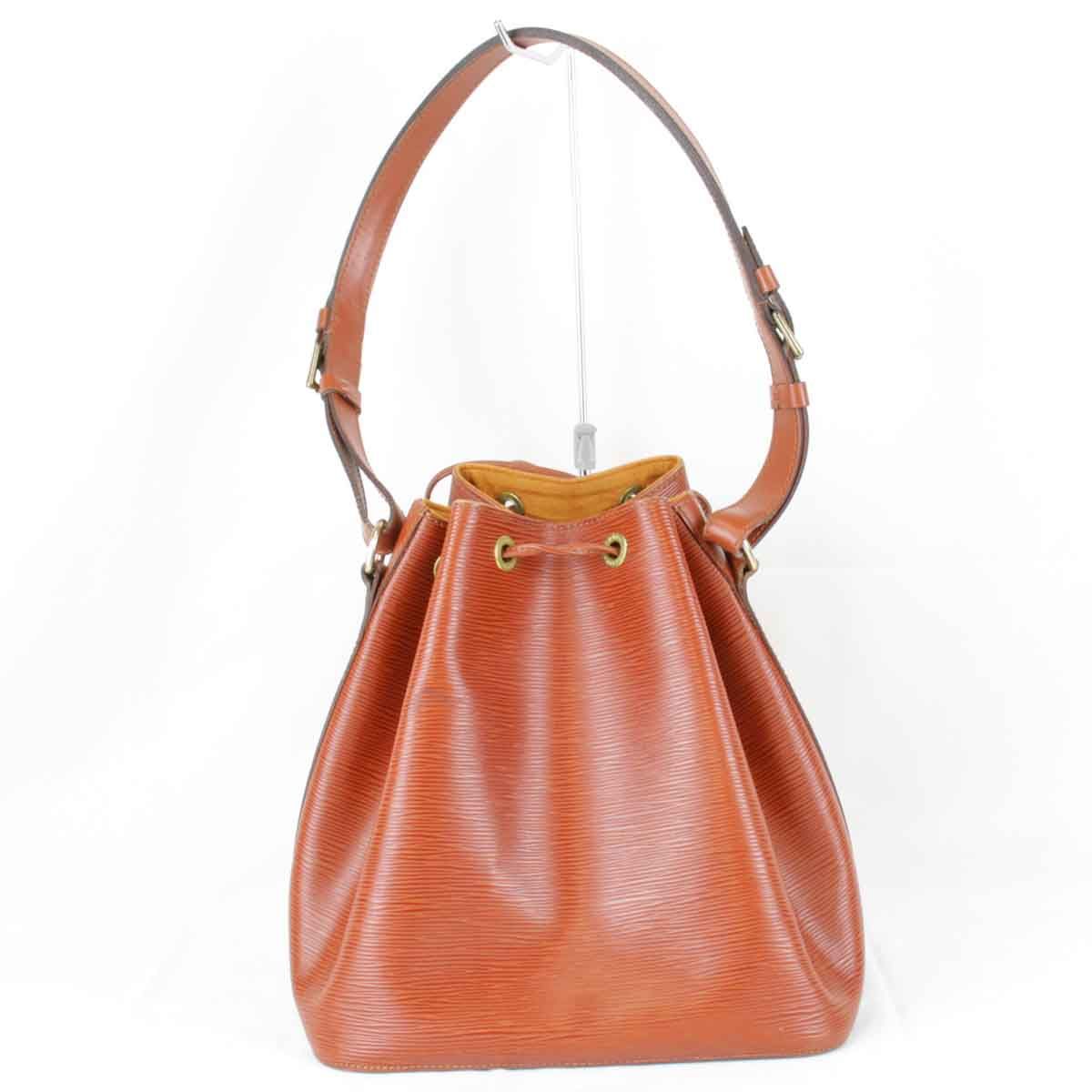 Louis Vuitton Noe Shoulder Bag Epi Leather Brown — view 2