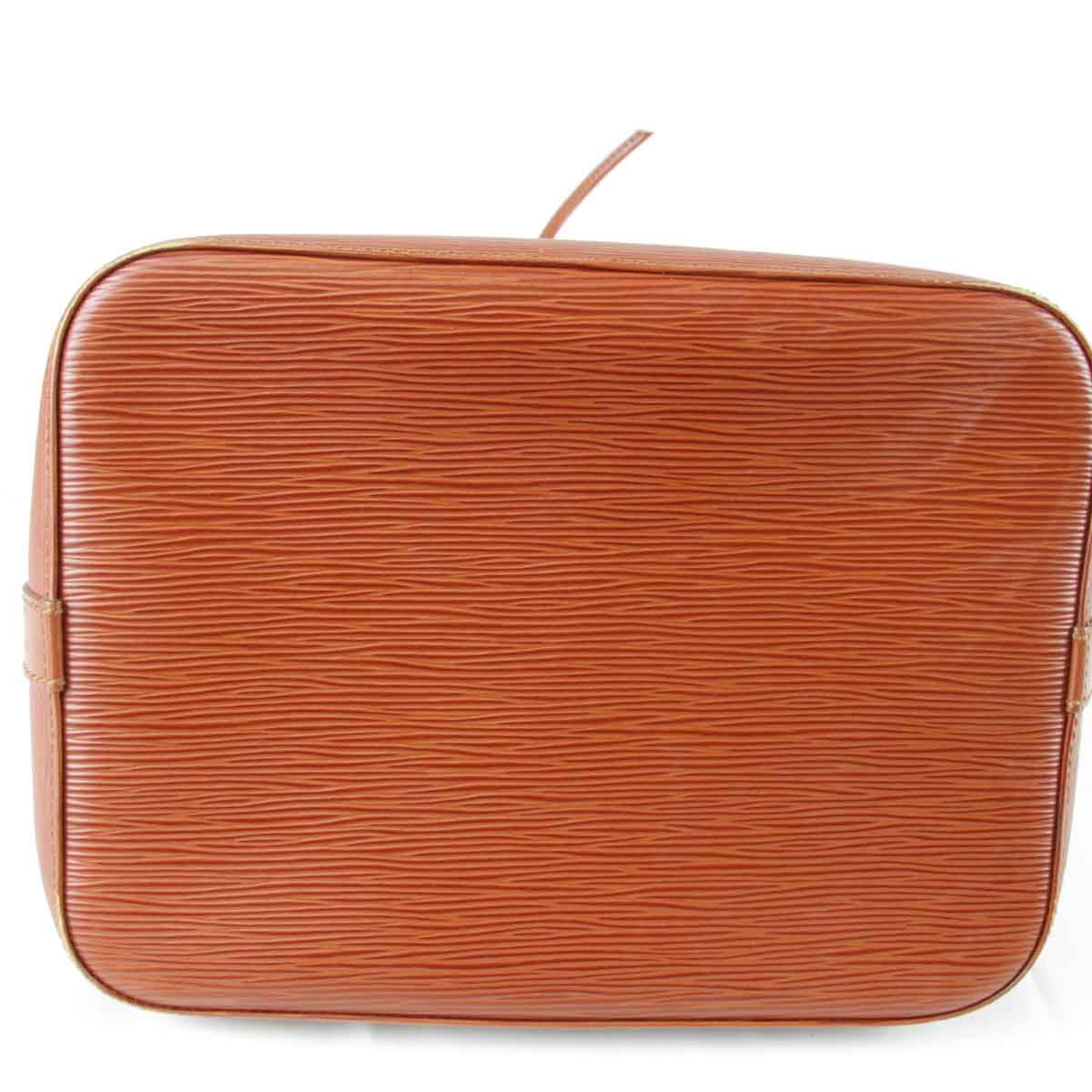 Louis Vuitton Noe Shoulder Bag Epi Leather Brown — view 5