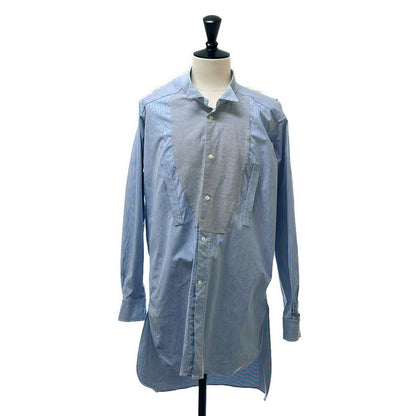 Loewe Striped Asymmetric Oversize Shirt S Navy
