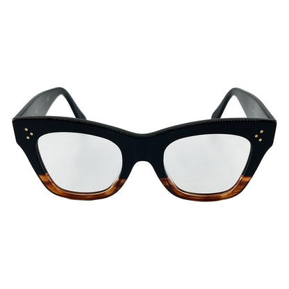 Celine Cat Eye Sunglasses Black Clear Brown Eyewear — view 5