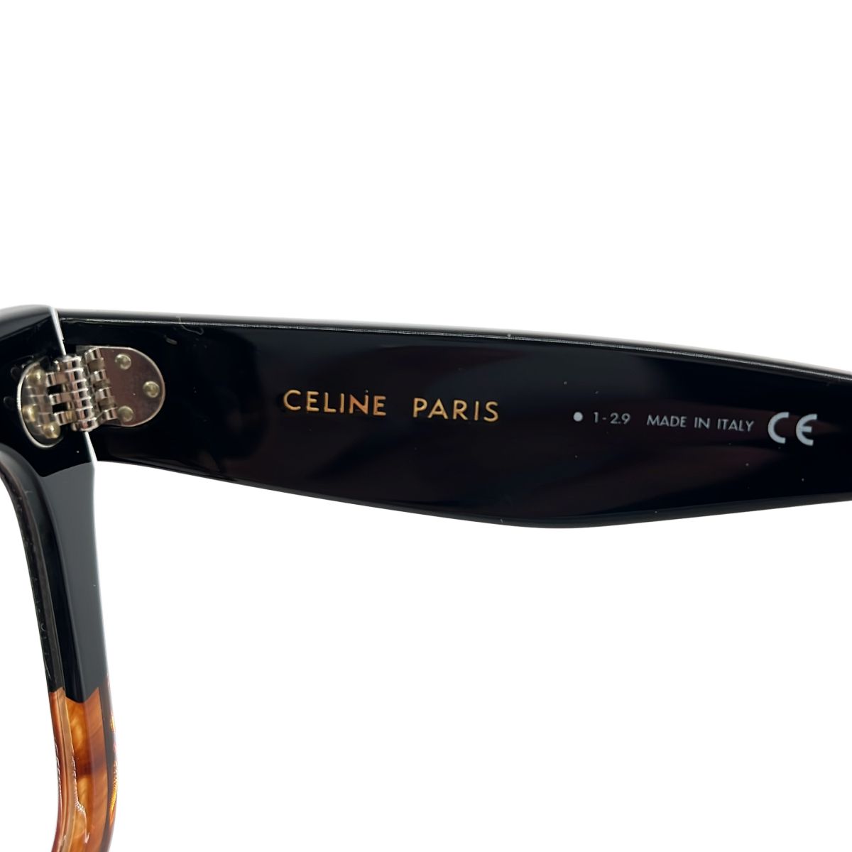 Celine Cat Eye Sunglasses Black Clear Brown Eyewear — view 6