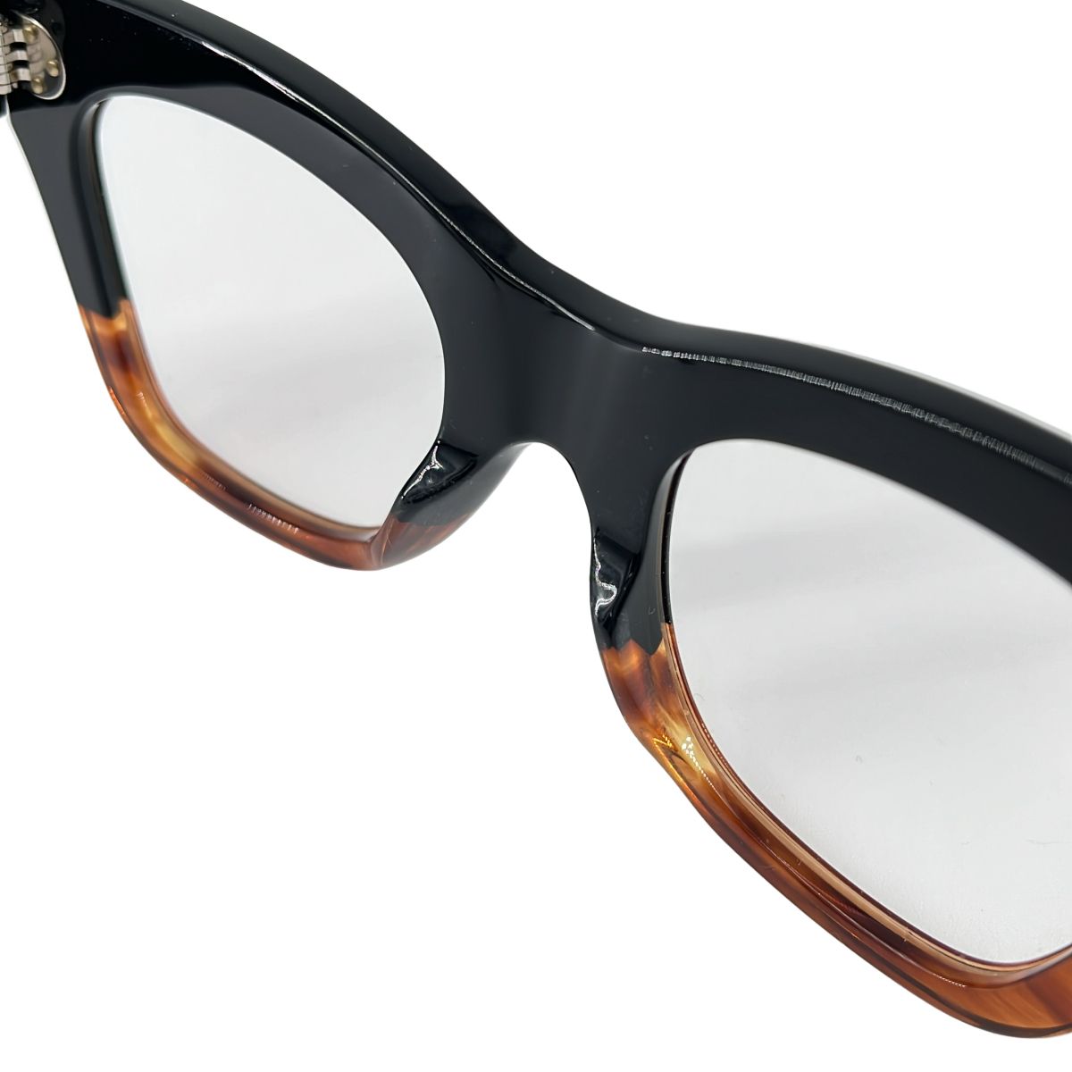 Celine Cat Eye Sunglasses Black Clear Brown Eyewear — view 3