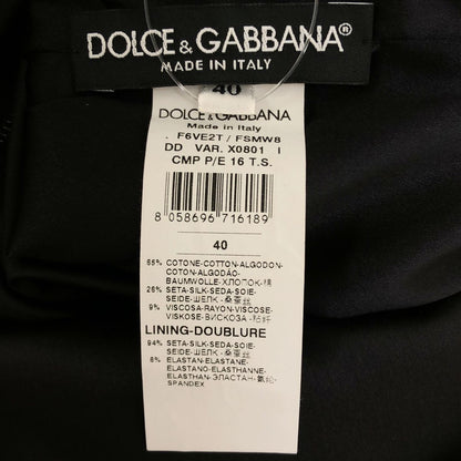 Dolce & Gabbana All Over Pattern Flower Jacquard Dress Silk Fully Lined 40 — view 8