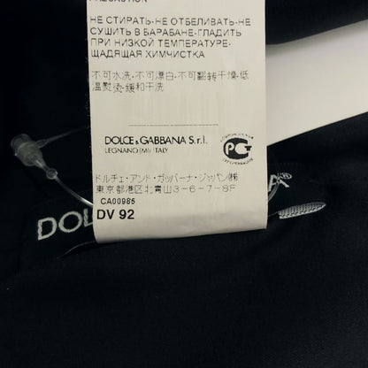 Dolce & Gabbana All Over Pattern Flower Jacquard Dress Silk Fully Lined 40 — view 9