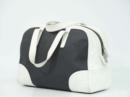 Loewe Repeat Anagram Handbag Leather Black Bag — view 2
