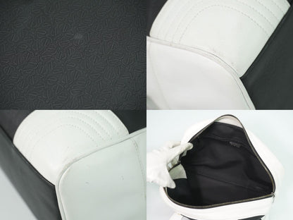 Loewe Repeat Anagram Handbag Leather Black Bag — view 8