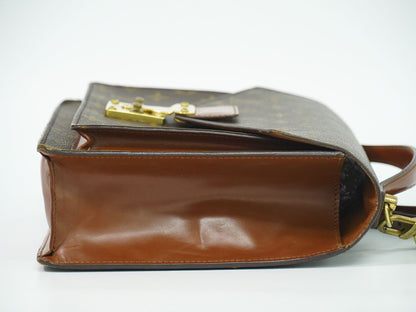 Louis Vuitton LV Monceau Monogram 2-Way Shoulder Bag Brown — view 4