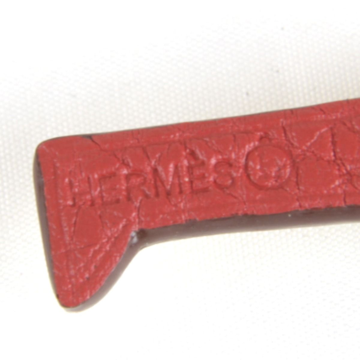 Hermes Petit Ash Horse Bag Charm Leather — view 6
