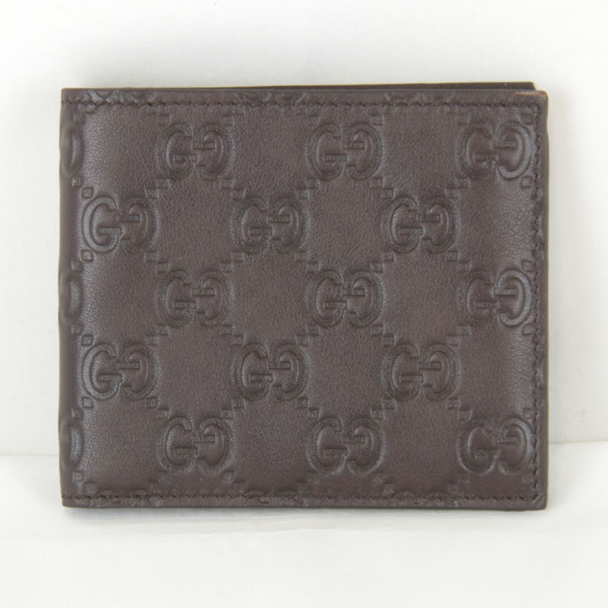 Gucci Boxed 0416 Bifold Wallet Shi Marais the Brown