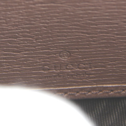 Gucci Interlocking Zip Around Wallet Leather Pink Gray — view 7