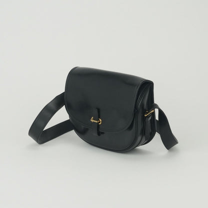 Hermes Bardo Golf Shoulder Bag Box Calf Noir Black Gold — view 2