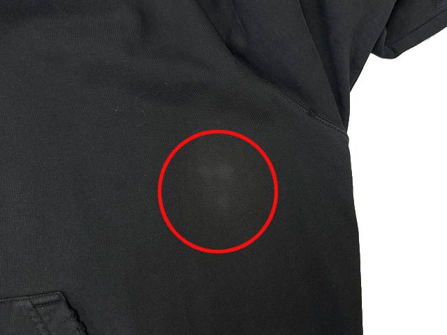 Balenciaga Destroyed Logo Print Hoodie Pullover Xxs Black — view 7