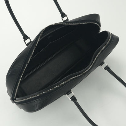 Hermes Plume Elan 28 Tote Epsom Noir Black Silver Veau Handbag — view 8