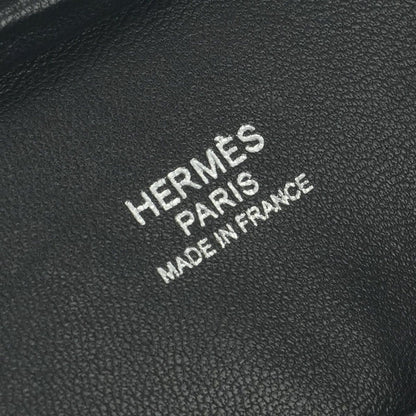 Hermes Plume Elan 28 Tote Epsom Noir Black Silver Veau Handbag — view 7