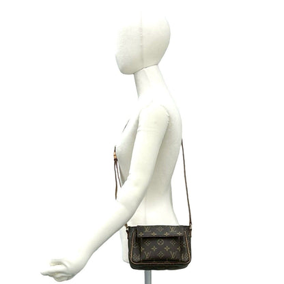 Louis Vuitton Vintage Viva Cite PM Monogram Leather Shoulder Bag Pochette Brown — view 2
