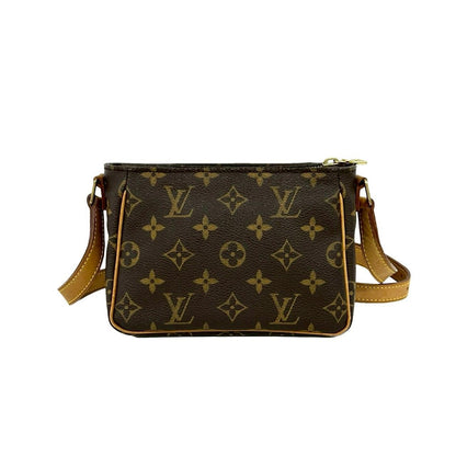 Louis Vuitton Vintage Viva Cite PM Monogram Leather Shoulder Bag Pochette Brown — view 3