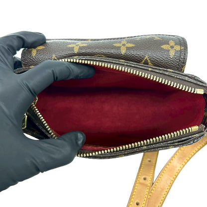 Louis Vuitton Vintage Viva Cite PM Monogram Leather Shoulder Bag Pochette Brown — view 9