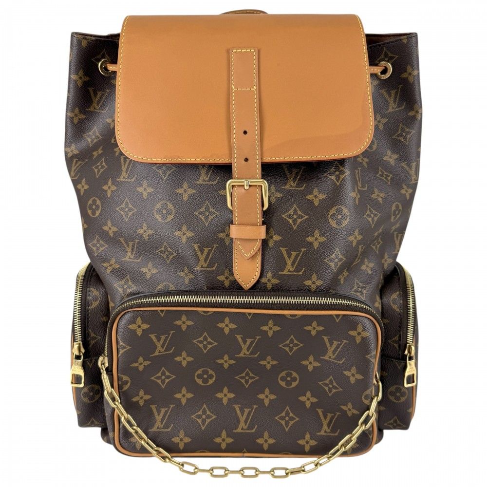 Louis Vuitton Backpack Trio Monogram Canvas Brown Gold