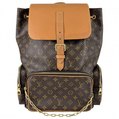 Louis Vuitton Backpack Trio Monogram Canvas Brown Gold