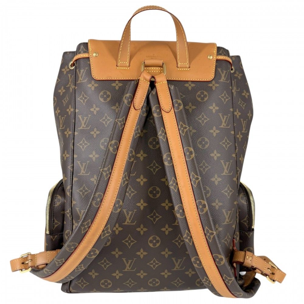 Louis Vuitton Backpack Trio Monogram Canvas Brown Gold — view 2