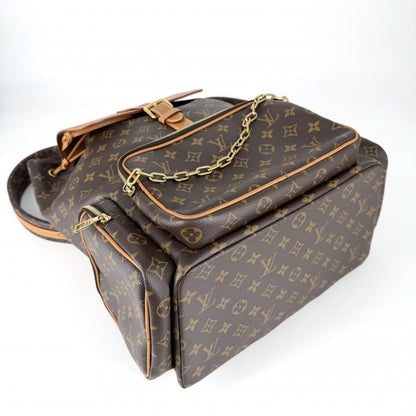 Louis Vuitton Backpack Trio Monogram Canvas Brown Gold — view 3