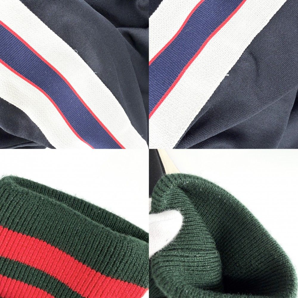 Gucci Jacket Sherry Line Technical Jersey Side M Black Silver Polyester Cotton — view 6