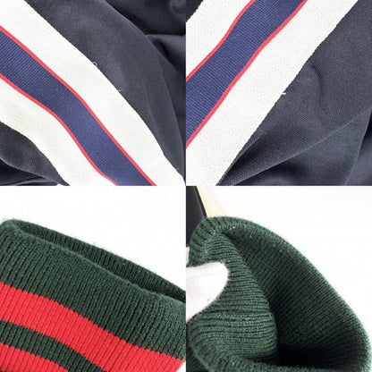 Gucci Jacket Sherry Line Technical Jersey Side M Black Silver Polyester Cotton — view 6