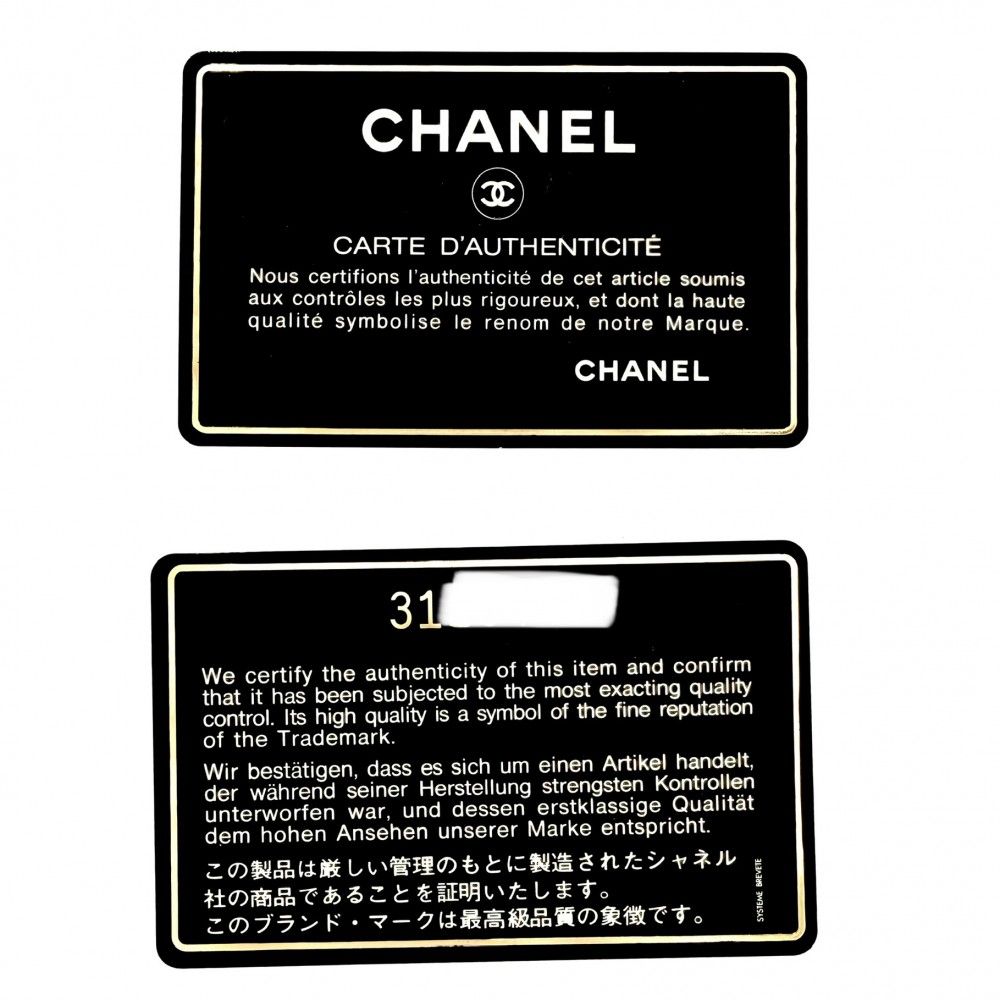 Chanel Shoulder Bag Quilted Chain Pochette Turnlock CC Logo Bag Caviar Leather — view 9