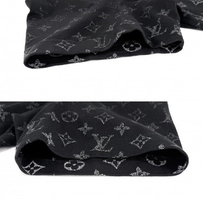 Louis Vuitton Short Sleeve T-Shirt Monogram Gradient Top M Black White Cotton — view 3