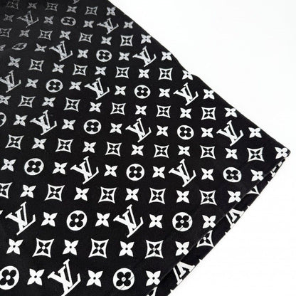 Louis Vuitton Short Sleeve T-Shirt Monogram Gradient Top M Black White Cotton — view 7
