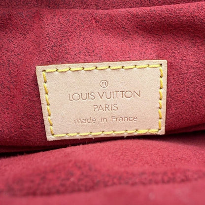 Louis Vuitton Tote Multiplicity Handbag Shoulder Monogram Canvas Brown Gold — view 5