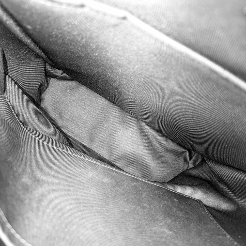 Louis Vuitton Backpack Christopher Slim Leather Black Silver — view 4