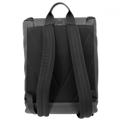 Louis Vuitton Backpack Christopher Slim Leather Black Silver — view 2