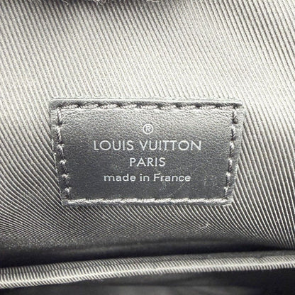 Louis Vuitton Backpack Christopher Slim Leather Black Silver — view 5