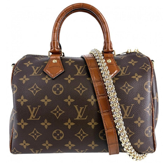 Louis Vuitton 2-Way Monogram Speedy Bandouliere 25 Shoulder Bag Crossbody