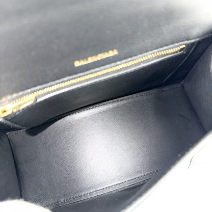 Balenciaga 2-Way Hourglass Small Shoulder Bag Crossbody Croco — view 4