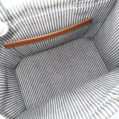 Celine 2-Way Triomphe Small Cabas Thais Shoulder Bag Crossbody Stripe Tote — view 4