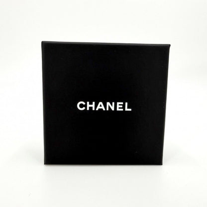 Chanel Earrings CC Logo Clover Line Stone Silver — view 8
