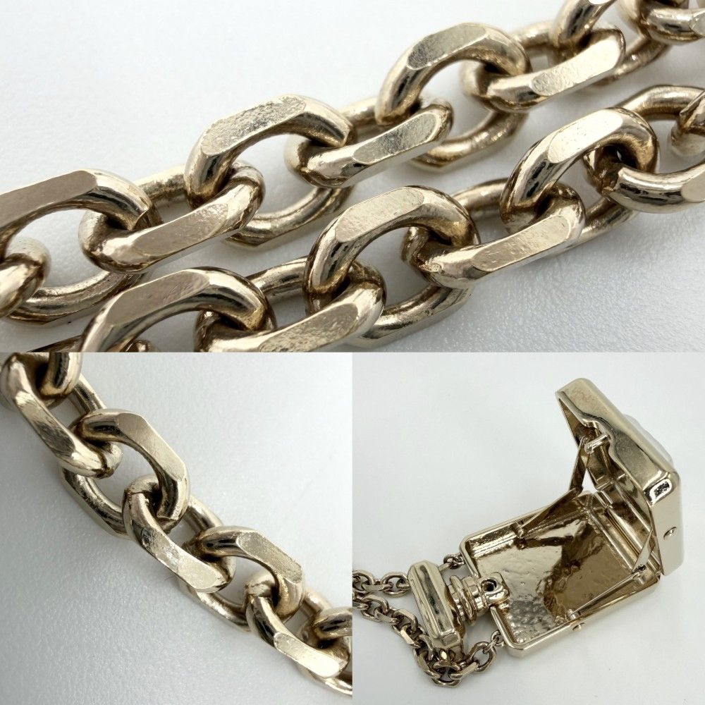 Chanel Necklace Perfume Motif CC Logo Long N°5 Gold Plated — view 7