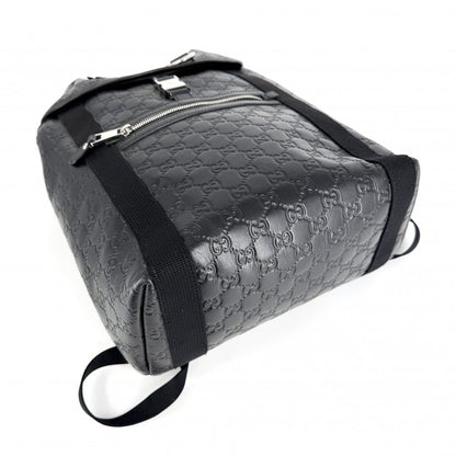 Gucci Backpack Guccissima Black Silver — view 3