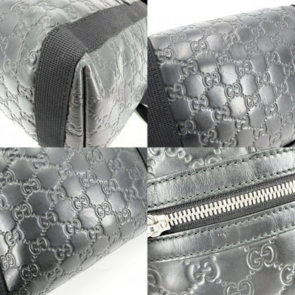 Gucci Backpack Guccissima Black Silver — view 9