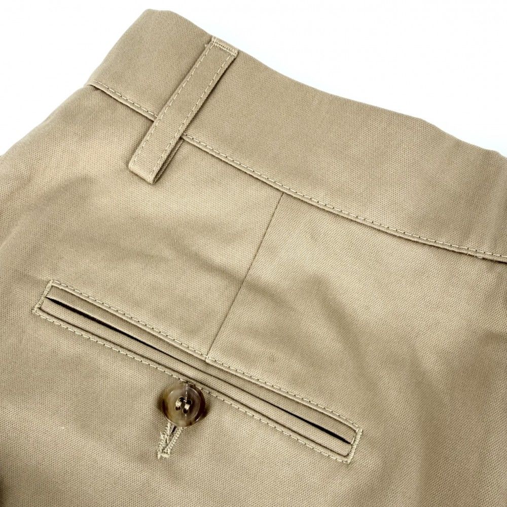 Prada Pants Shorts Beige Silver Cotton Spring Autumn — view 6