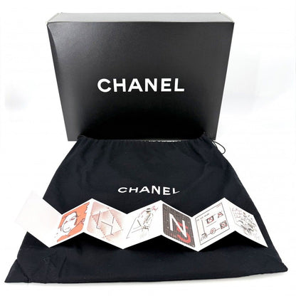 Chanel Handbag Quilted Medallion Tote CC Logo Shoulder Caviar Leather Black — view 9