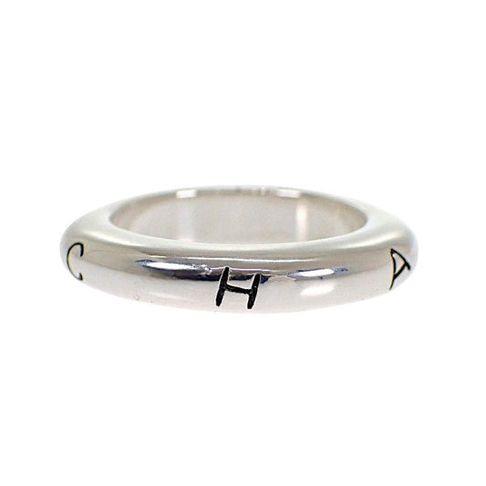 Chanel Logo Ring Wit 925 Sterling Silver