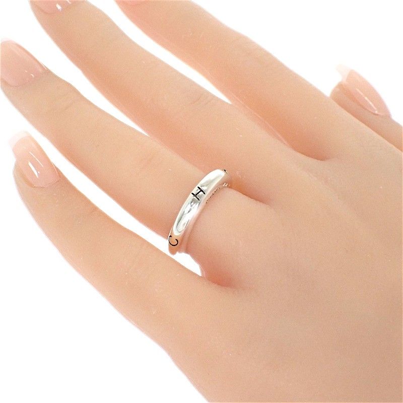 Chanel Logo Ring Wit 925 Sterling Silver — view 4
