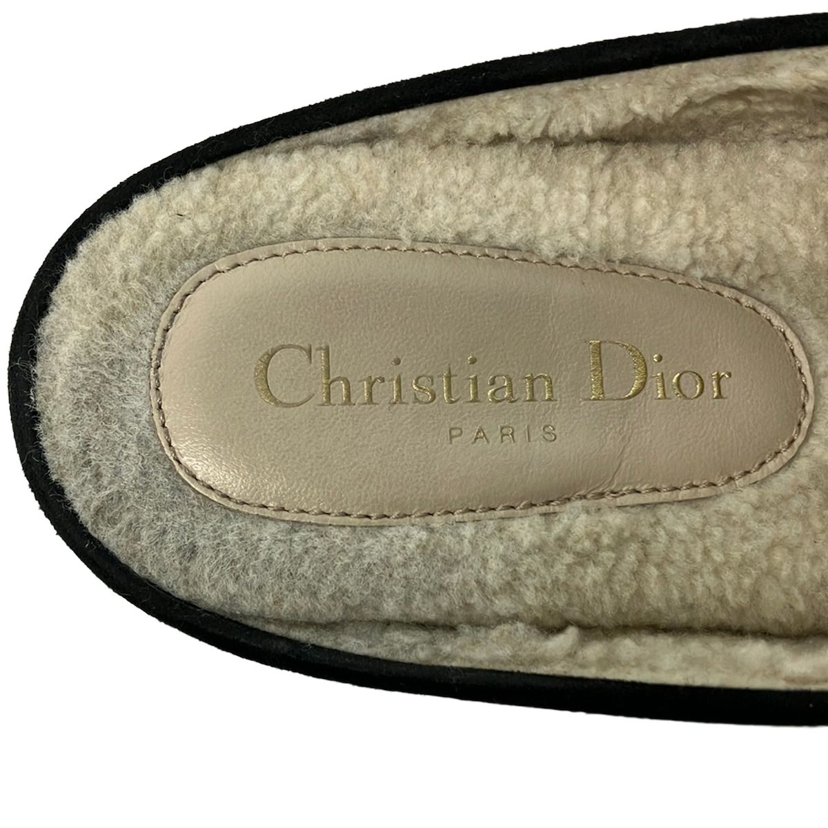 Dior Slip Ons 35.5 Black Boy Slipper — view 5