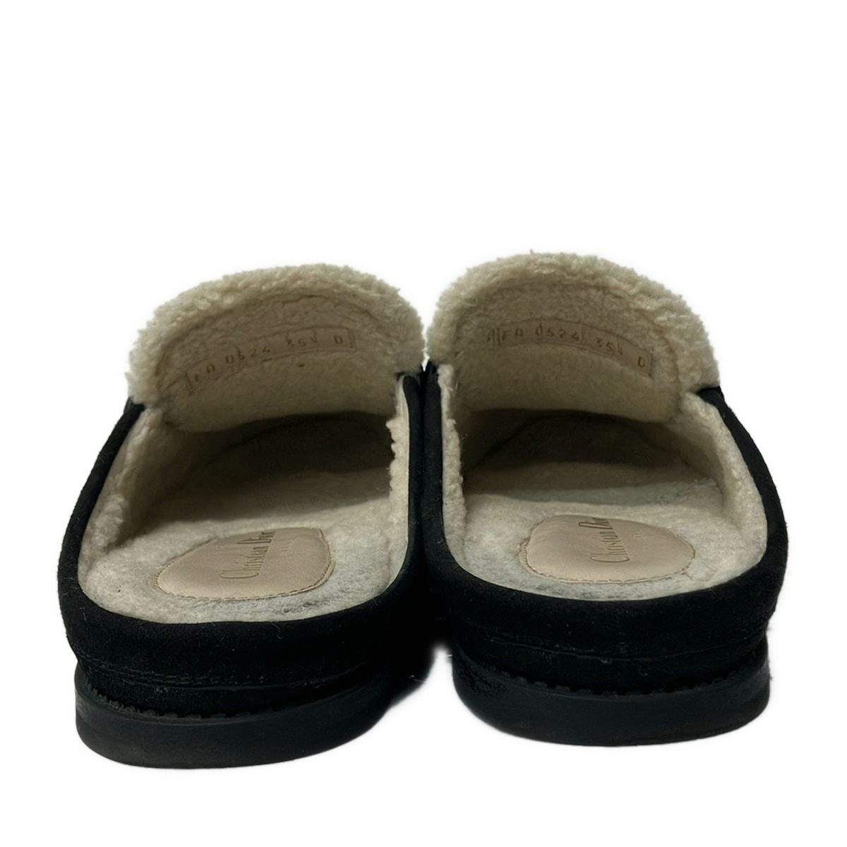 Dior Slip Ons 35.5 Black Boy Slipper — view 3