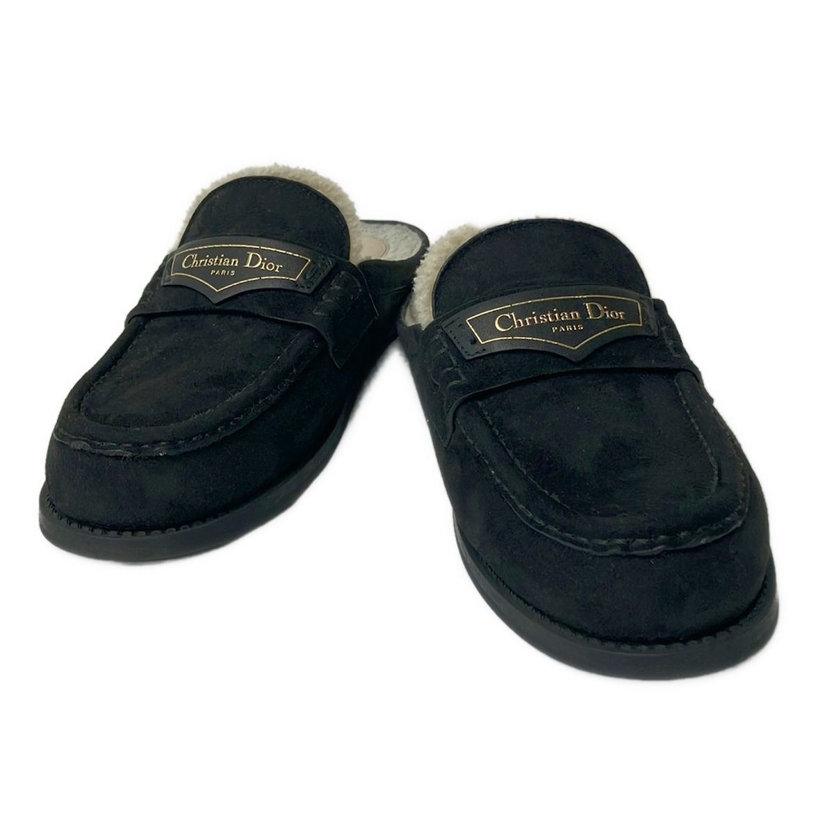 Dior Slip Ons 35.5 Black Boy Slipper — view 2